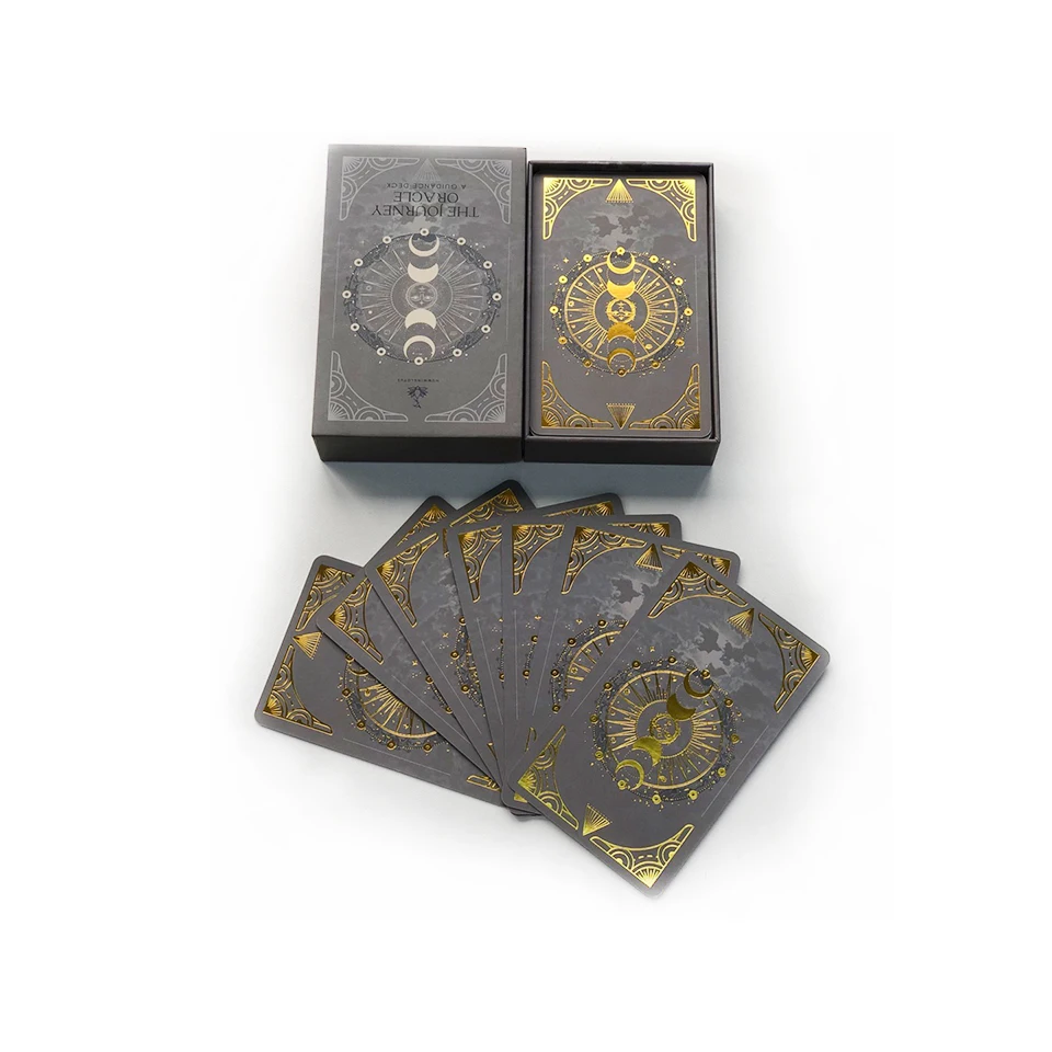 Custom lenormand oracle decks board game card tarot affirmation cards hot stamping printing tarot card with guidebook
