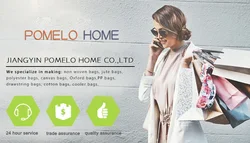 PomeloHome customized promotion bag cheap logo tote canvas bags cotton small rpet products bag