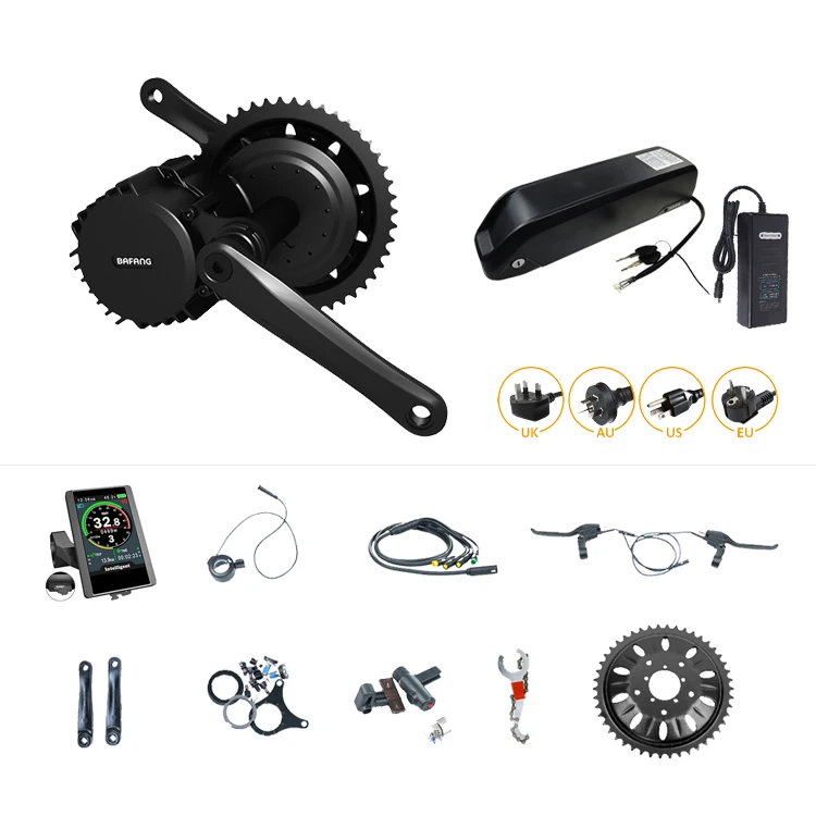 Bafang BBSHD 1000 Вт середине приводной двигатель широкая шина для велосипеда Электрический мотор комплект с батареей BBS03B переделки электрического
