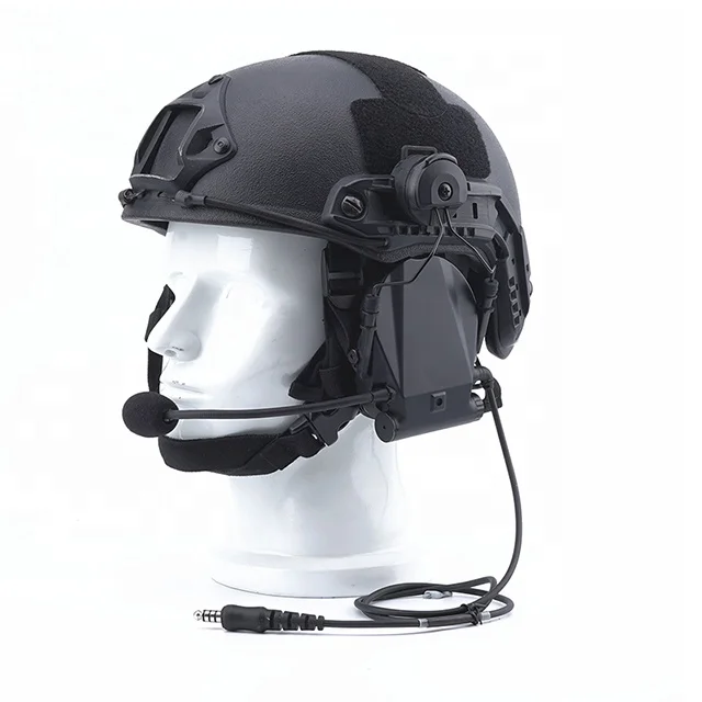 Tactical Hearing Protection Headset With Noise Cancelling Boom For TK250 TK360 TK2100 TK3102 TC265