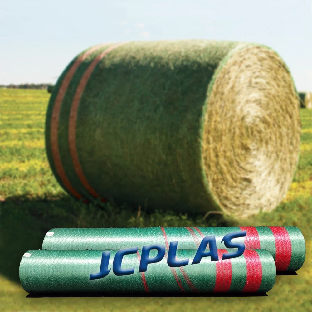 Superior UV protection 100% Virgin HDPE Well-knitted Hay Bale Net Wrap Widely Usage in wheat baling