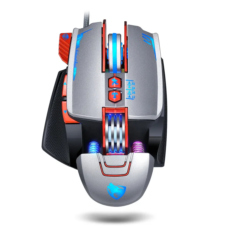 
DPI Adjustable Mechanical T-wolf Brand 8D Glowing Gaming Mouse 