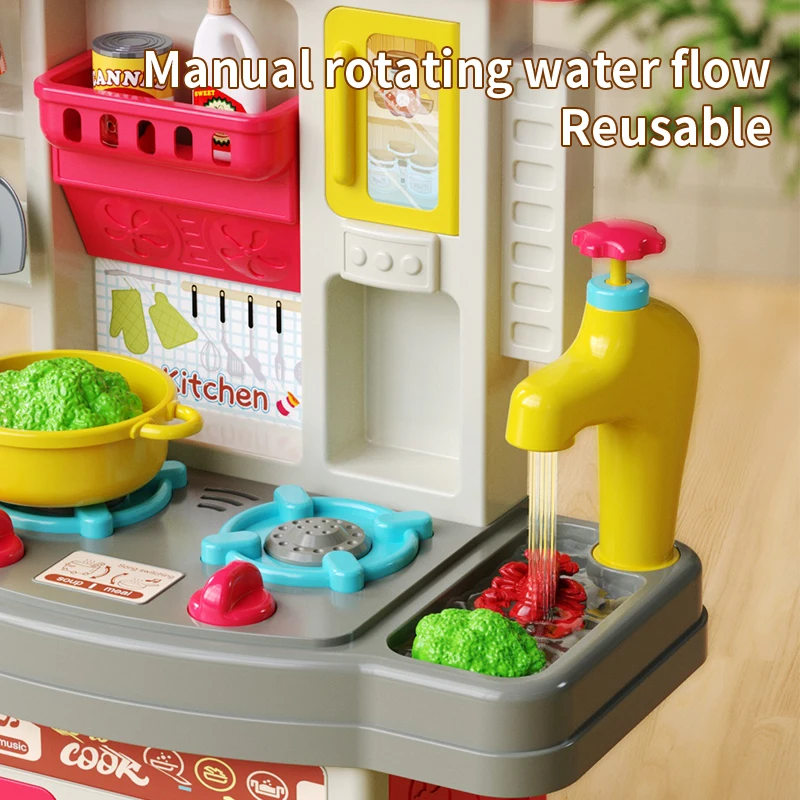 Little Chef Music Toddler Sizzling Kids Cooking Set Toy Other Pretend Play Preschool Boys Plastic Housekeeping Kitchen Toys Boys