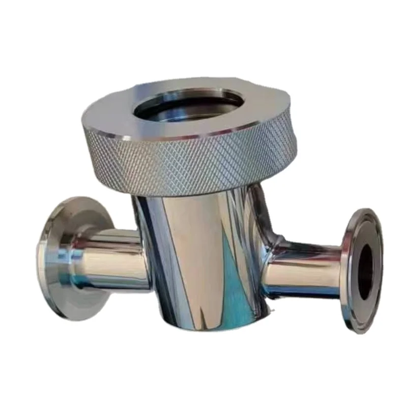 Multifunction Stainless Steel Tees Custom 3 Way Pipe Connector Sensor Fitting