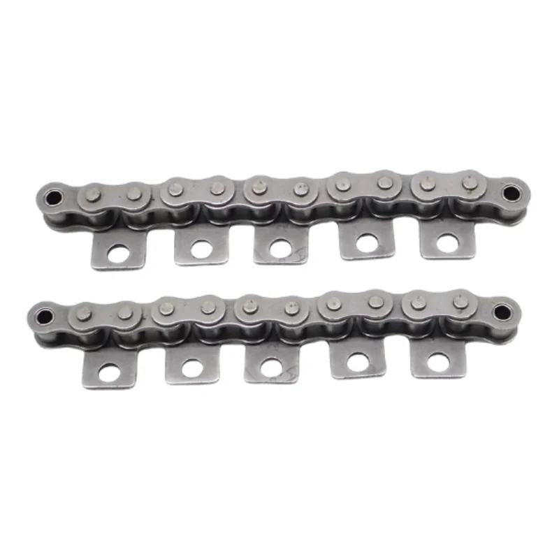 Industrial Drive Conveyor Roller Single Hole Riser Chain 08B 10A 12A 16A Straight Plate