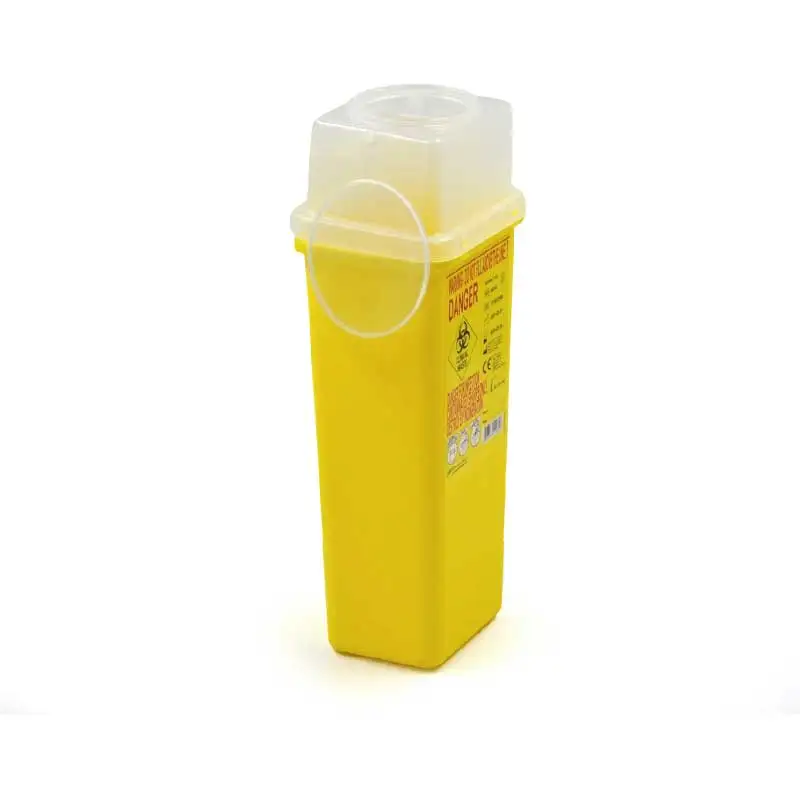 1.4L Plastic Sharp Container Disposable  Medical Sharps Container Box
