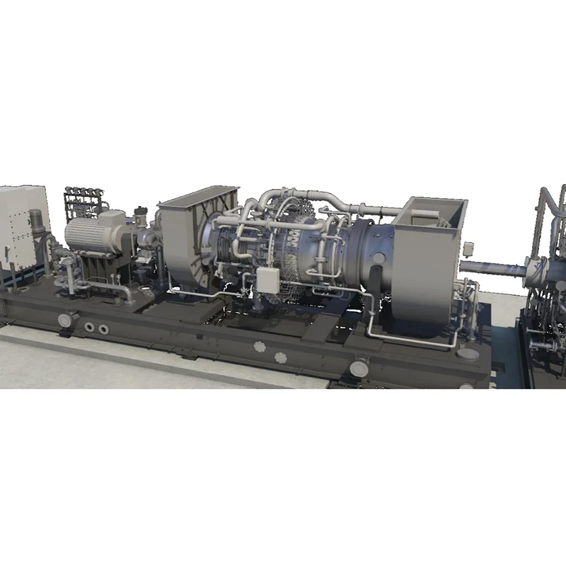 Hot selling  combined cycle power generation gas generator gas gensets used in oil fields/desert plateau, alternative power sour