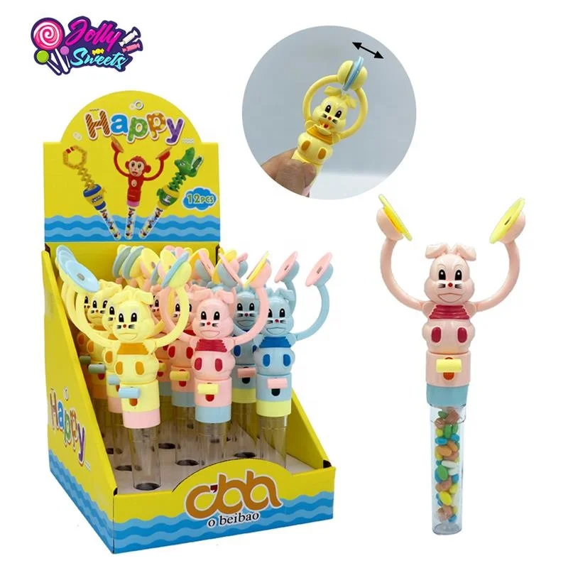 JollySweets Candy toys hand clap bunny novelty toys with candy