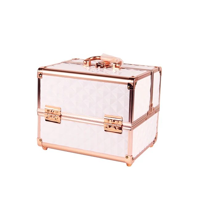woman storage  for beauty makeup train case makeup boxes case professional cosmetic case cosmetic