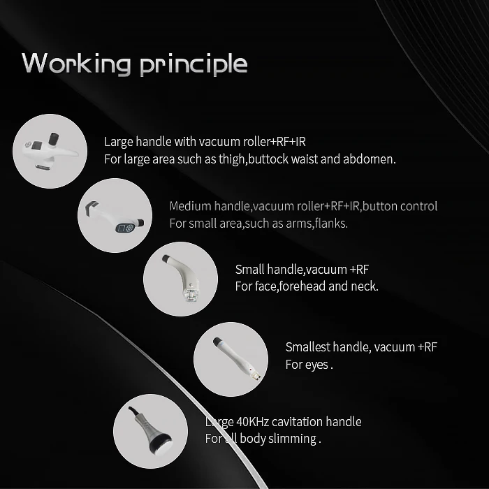 Fat Cavitation Machine 80K Cavitation Machine With Laser Radio Frequency Cavitation Slimming Beauty Machine