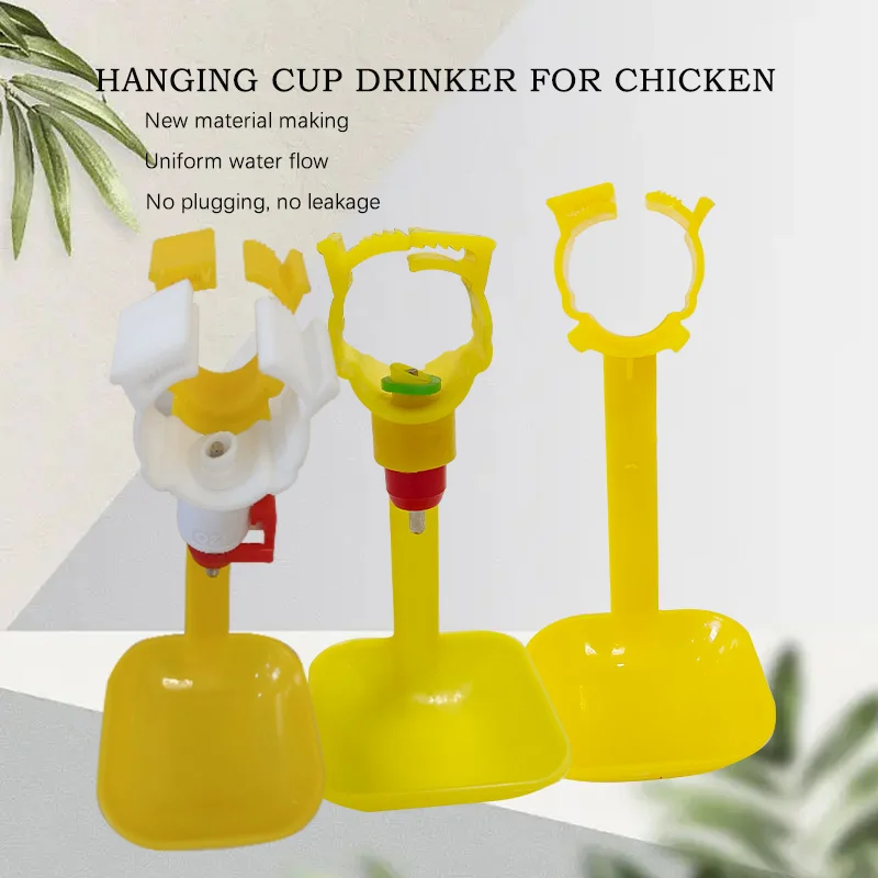 Water Nipple Cup Automatic Nipple For PoultryNew design automatic  Chicken Nipple Drinkers cup for animal drinker