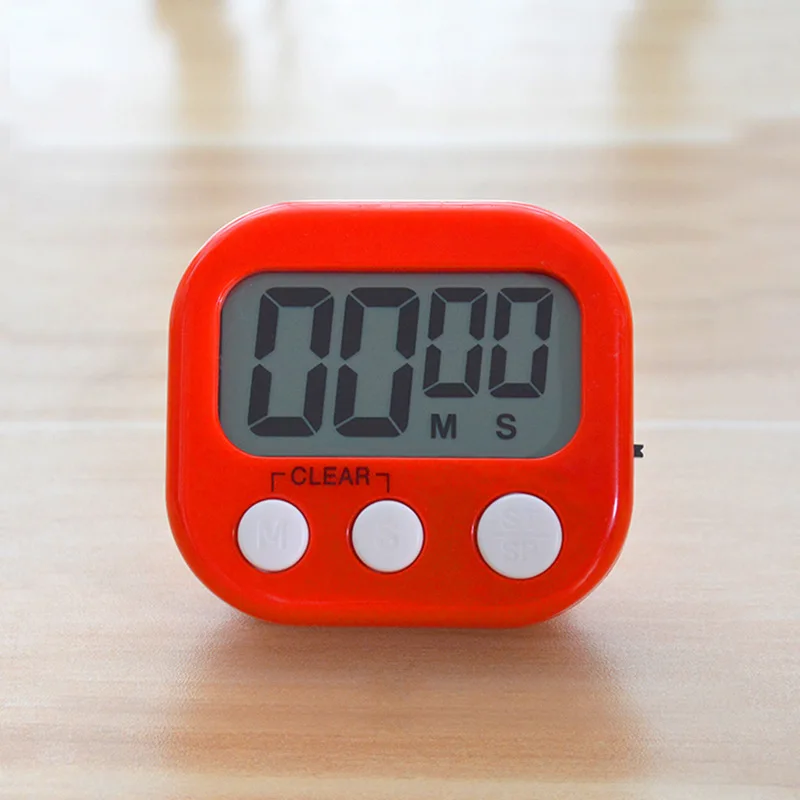  Led digital gym timer Magnetic Countdown Digital Kitchen Timers LED display mini cute magnet fridge