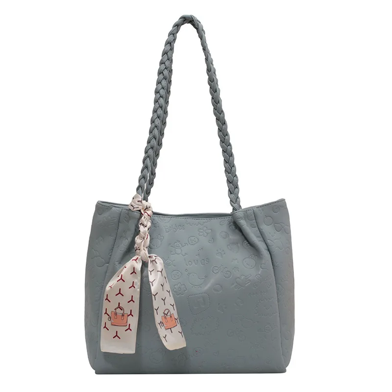 New design embossed shining fashion luxury designers premium leather handbag