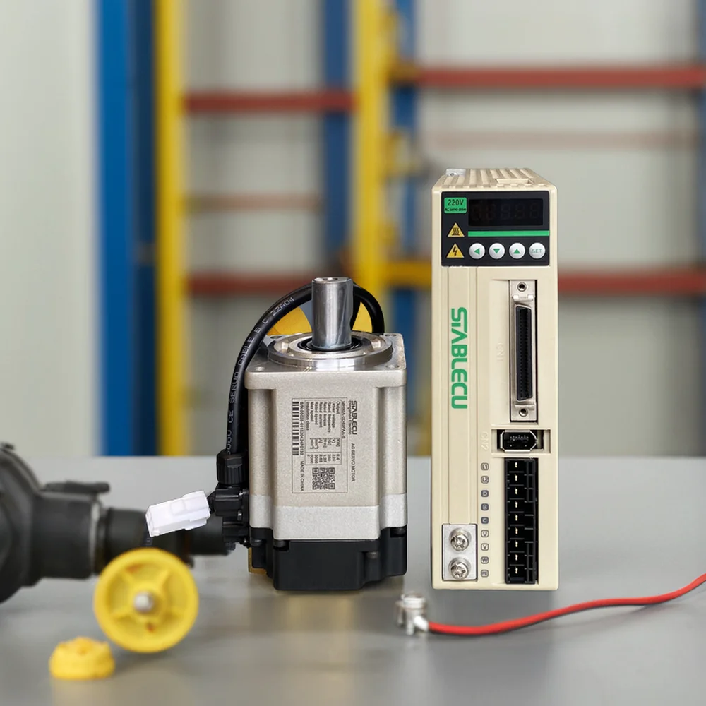 750W 60mm Servo Motor with 220V Servo Motor Driver Open Collection AC Motor for Laser Cutter Machine