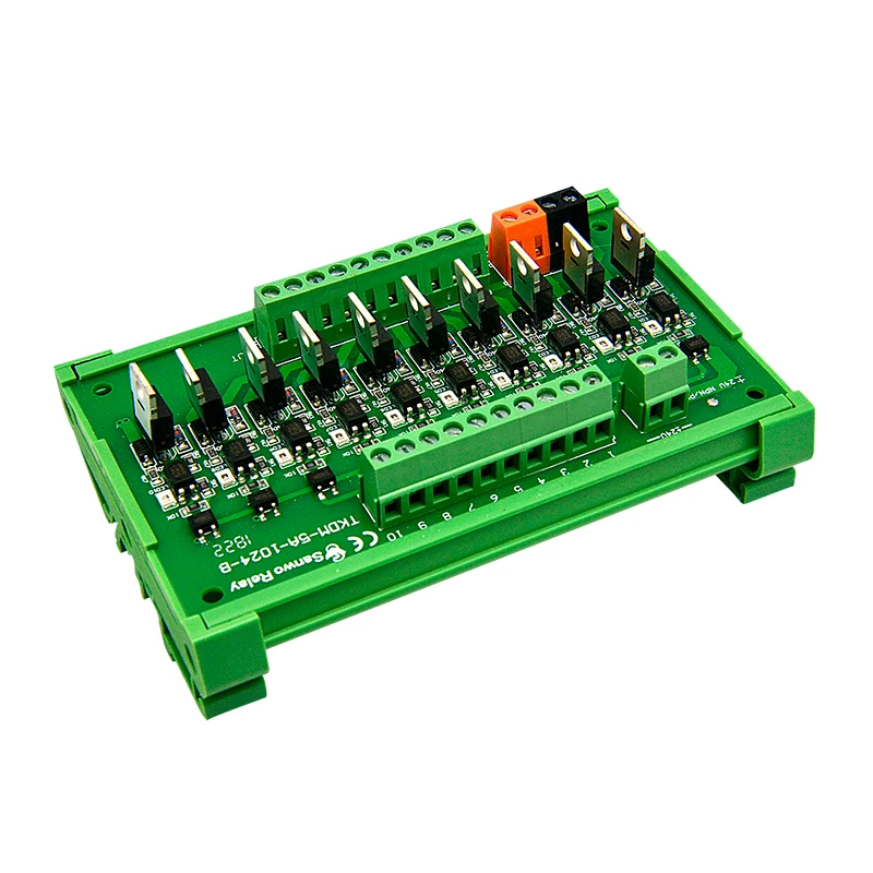 5A 10-канальный однокристальный PLC DC Плата усилителя электромагнитный клапан драйвер высокий ток модуль DC 12V/24V