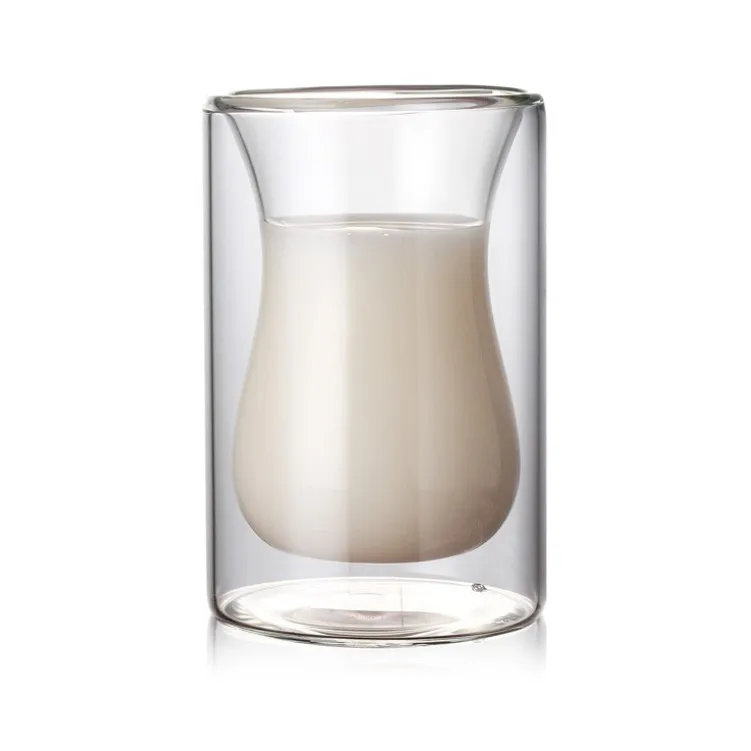 Wholesale Double-Wall Insulated 3.3-ounce Turkish Style Tea Cups /glass