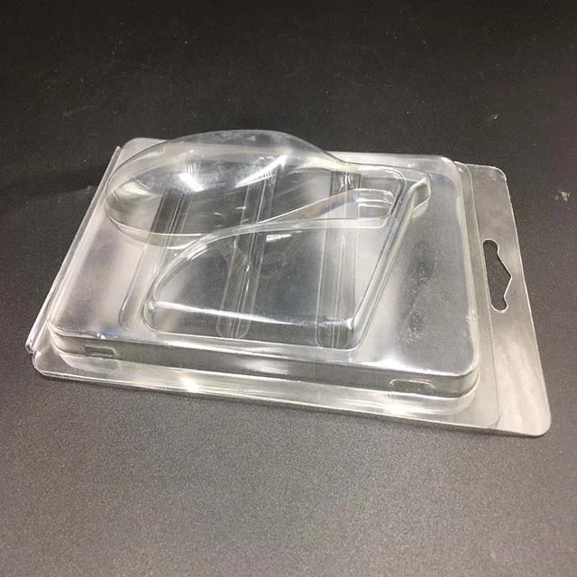 Custom slide fish lure plastic PET/PVC hard blister clamshell packaging