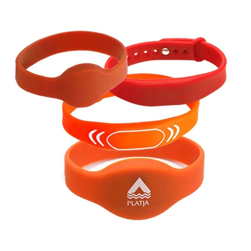 Custom Waterproof Passive Nfc Bracelet Silicone Rfid Wristband