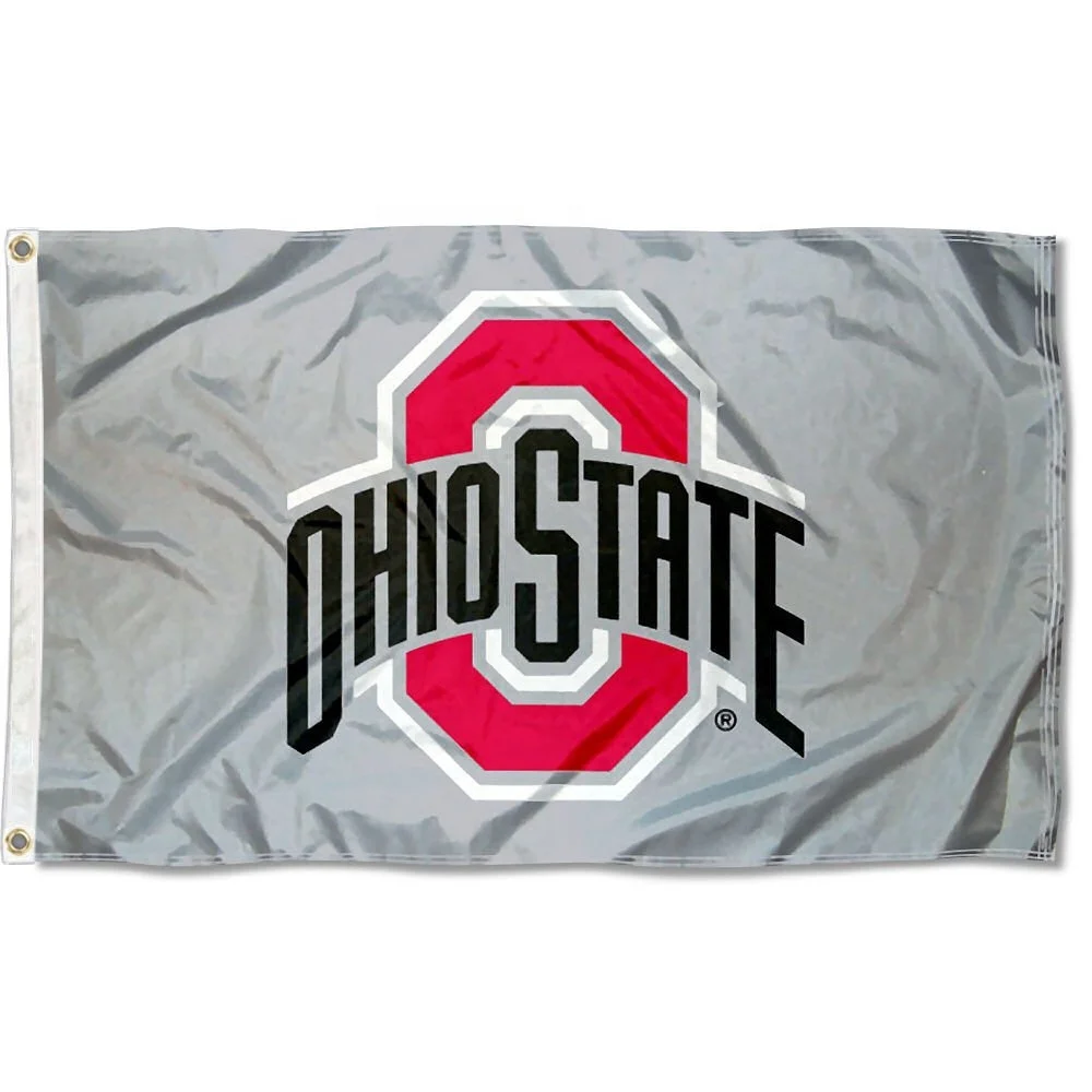 Custom Ohio State Buckeye Stars and Stripes Nation Flag