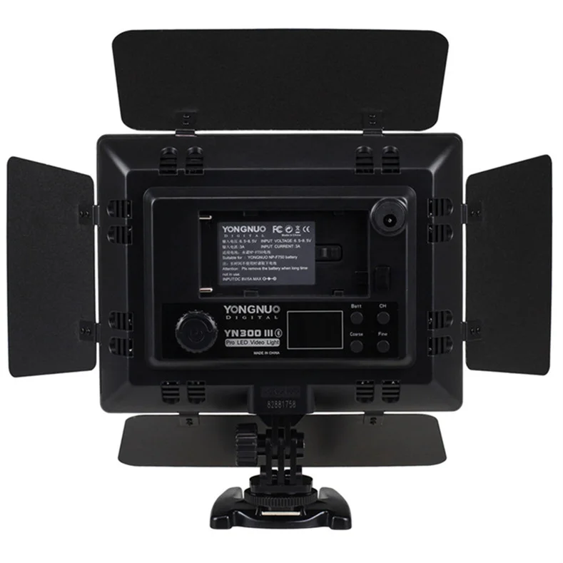 Светодиодная панель для видеосъемки yongnuo YN300III лампа фотосъемки 3200-5500k с дистанционным управлением canon dslr