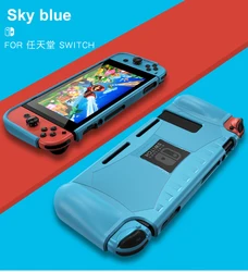 Video Game Console Protection Soft Silicone Case for Switch Custom TPU Simple Drop-resistant Protective Case