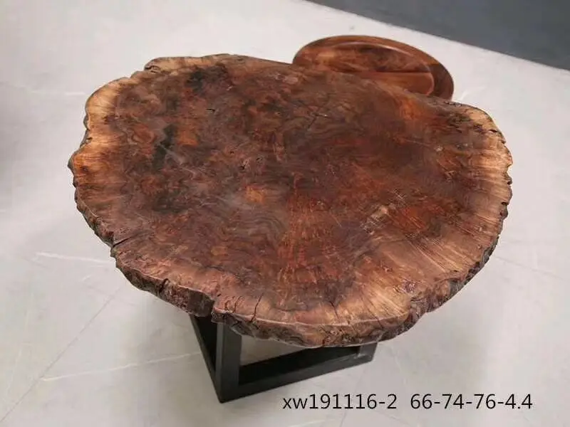 Very natural  walnut coffee table Each piece is unique
