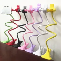 Universal Flexible Arm Lazy Mobile Phone Gooseneck Stand Stent Bed New Desk Table Clip Bracket Mobile Phone Holder