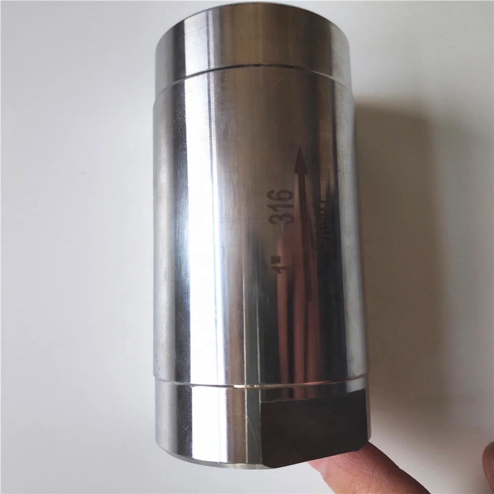  Фабрика питания Лидер продаж 1/4 'до 3' низкая цена 800PSI cf8m SS 304 316 ДНЯО BSP нержавеющая сталь 1 шт. Весна вертикальный обратный