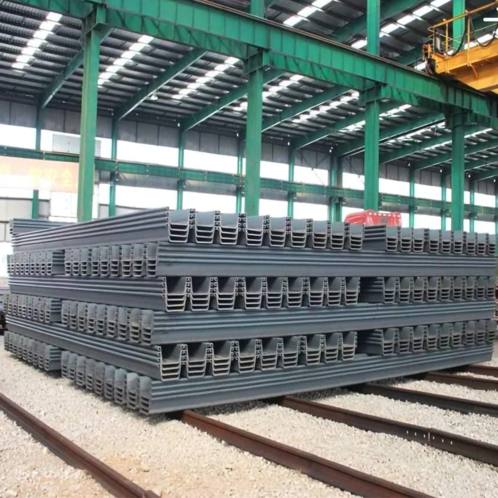 Chinese suppliers of hot rolled s295 u - shaped steel sheet piling pile for construction