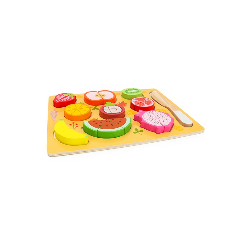 Новое поступление, креативные забавные режущие овощи и фрукты YO WOW, современные модные кухонные игрушки, набор для детей