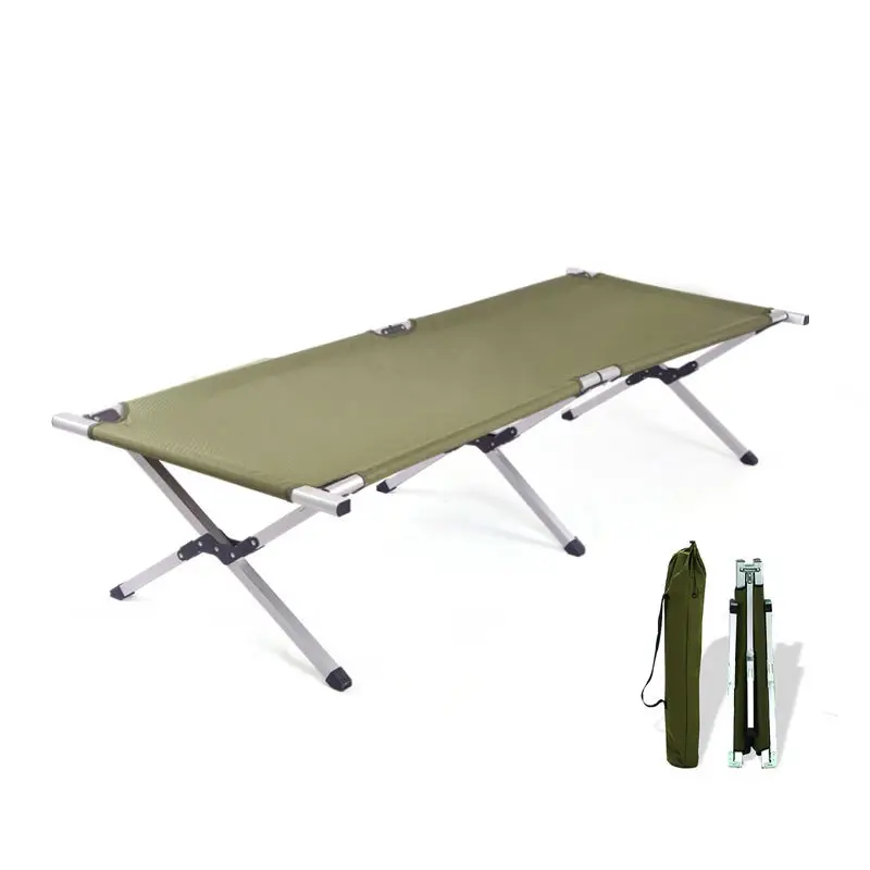 Portable Foldable Functional Aluminum Camping Stretcher Bed Travel Equipment