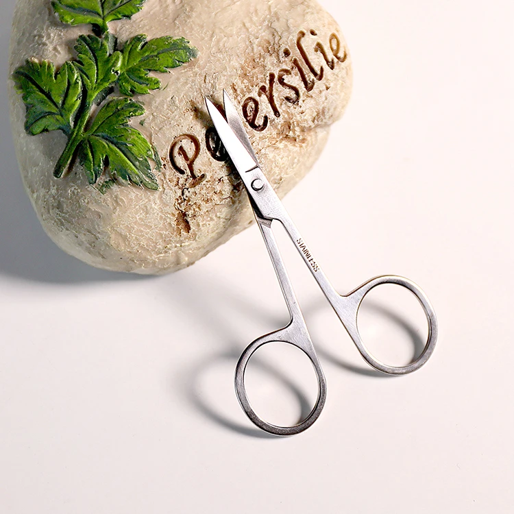 Прямая продажа с фабрики, ножницы из нержавеющей стали для бровей, профессиональные ножницы для красоты локтей