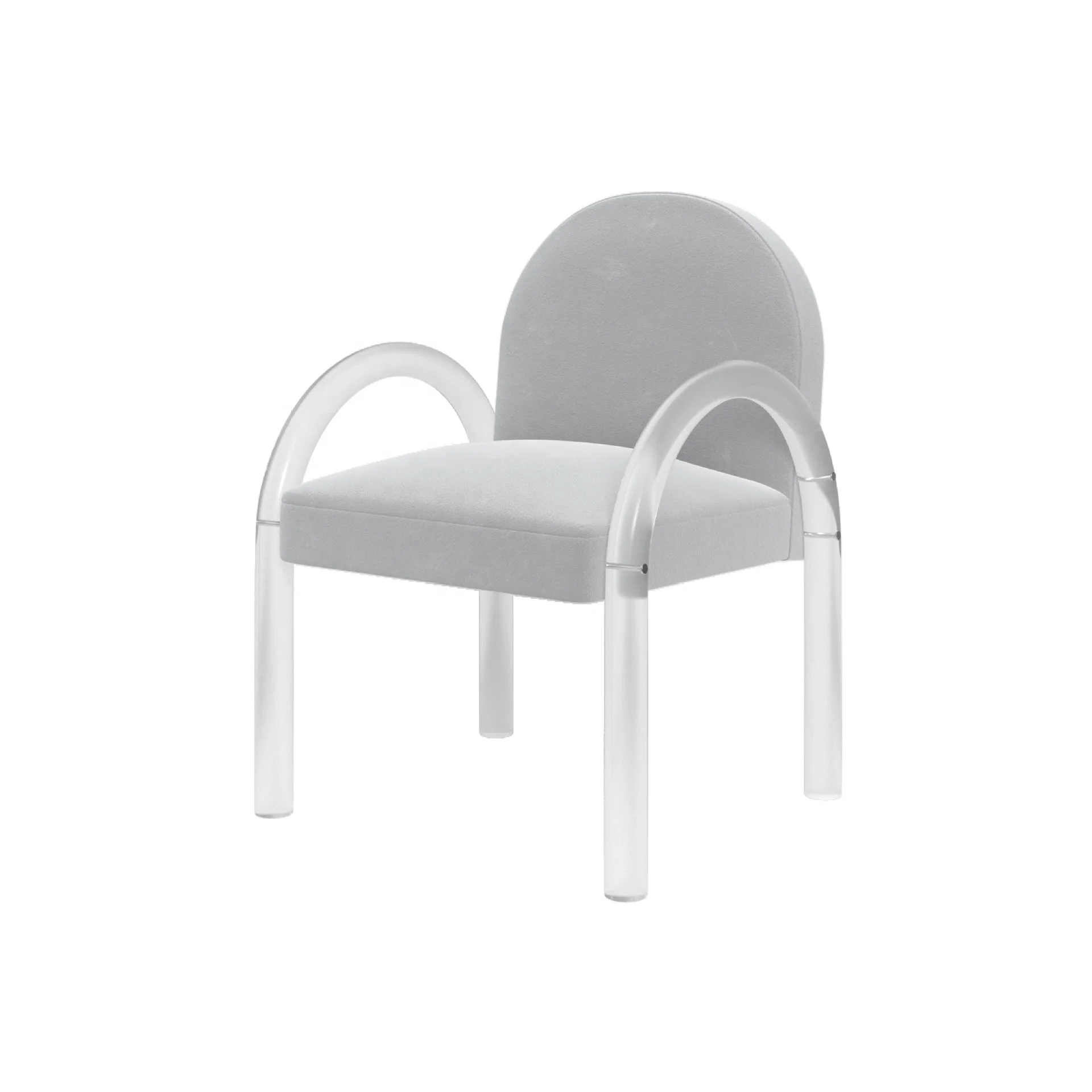 Acrylic armchair ins style between example web celebrity makeup chair chair eat desk and chair of home stay facility