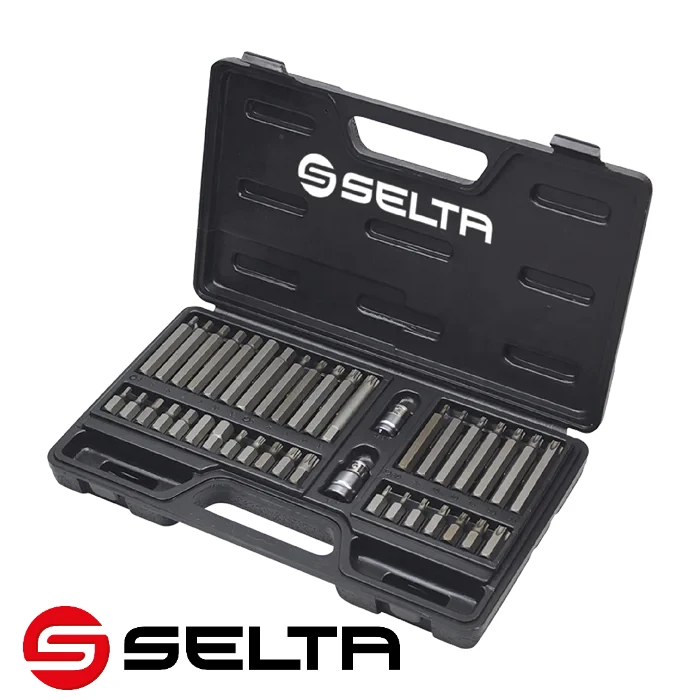 SELTA color ring screwdriver tool set color ring bits screwdriver tool  kit extension bar for household