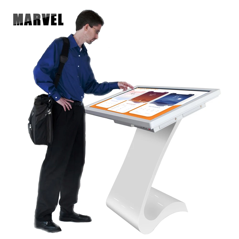 MWE Fast Delivery HD Indoor Digital Signage Touchscreen Public Lcm and Information Kiosk for Self Service