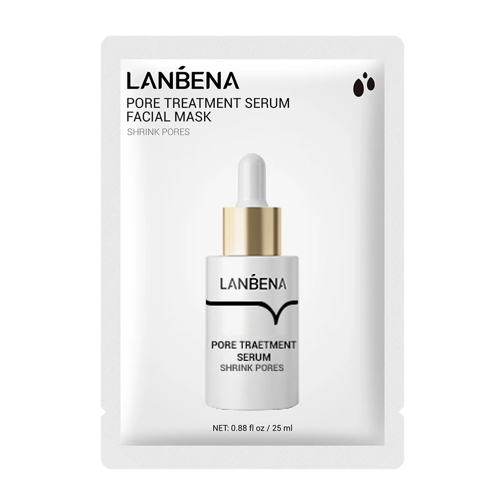 LANBENA, глубокое очищение, сужение пор, маска для лица, лечение пор, маска для лица