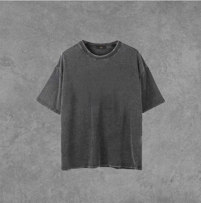 Мужская футболка унисекс на заказ, черная, оранжевая, кислотная, потертая, Ретро стиль, потертая, винтажная, с эффектом потертости