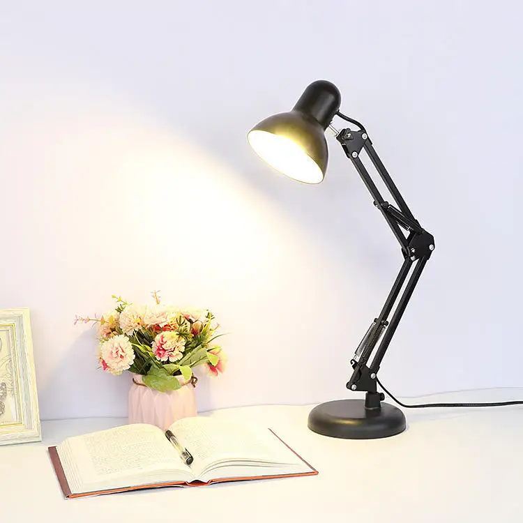 Best-Selling Modern Minimalist LED Book Light with Adjustable Gooseneck USB Battery Type for Students Offices or Bedrooms