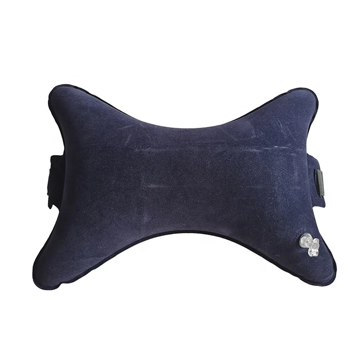 Car Seat Headrest Neck Rest Cushion Head Rest Support Flocking PVC Neck Pillow For Driving