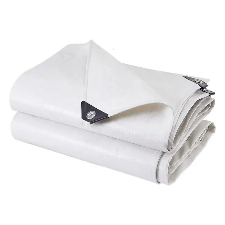 Heavy Duty 20x30 Foot White Polyethylene Ice Rink Liner Tarpaulins