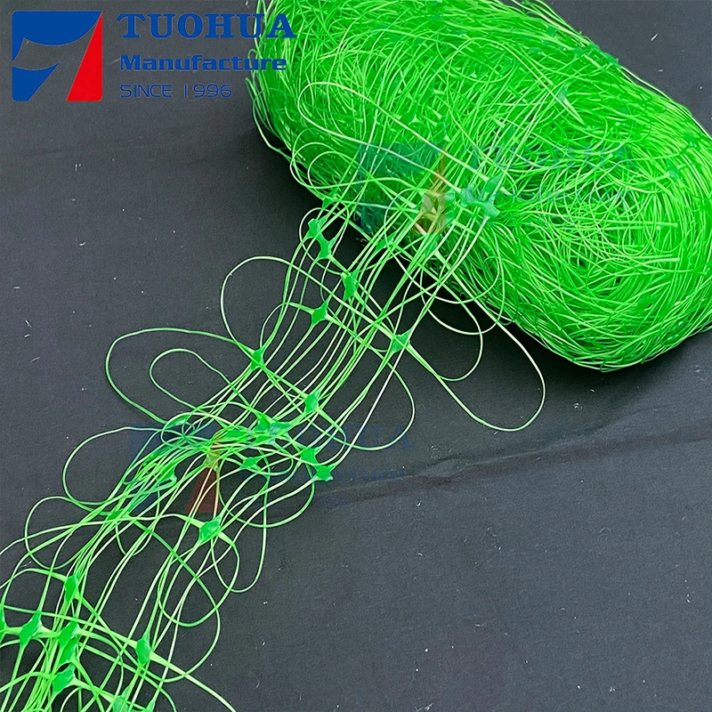 Hot sale green plant support net/trellis net factory price for sale garden climbing netting