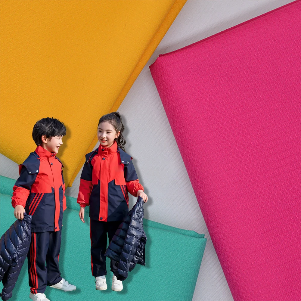 Ready-to-use jacquard pvc jacket fabric waterproof wear-resistant work clothes raincoat fabric