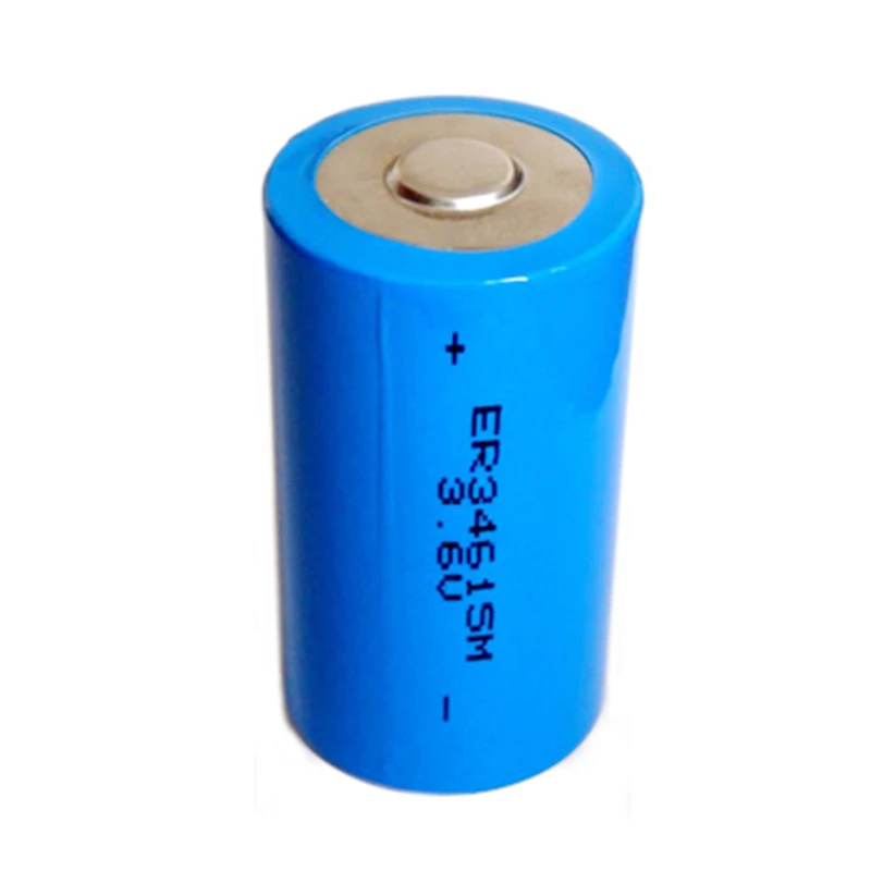 ER34615M Non-rechargeable 3.6V 14Ah 14000mAh Li-SOCl2 ER34615 ER34615H Lithium Battery for Smart Instrument Sensor