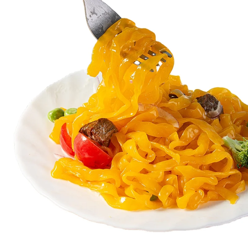 Hot sale gluten fee zero calorie chinese made noodles shirataki konjac konnyaku fettuccine (1600458800483)
