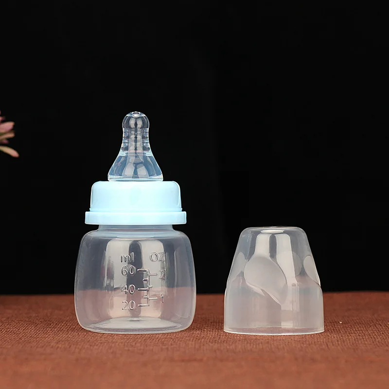 60ml Baby Portable Food Grade Feeding Nursing Bottle BPA Free Newborn Plastic pp Baby Bottle