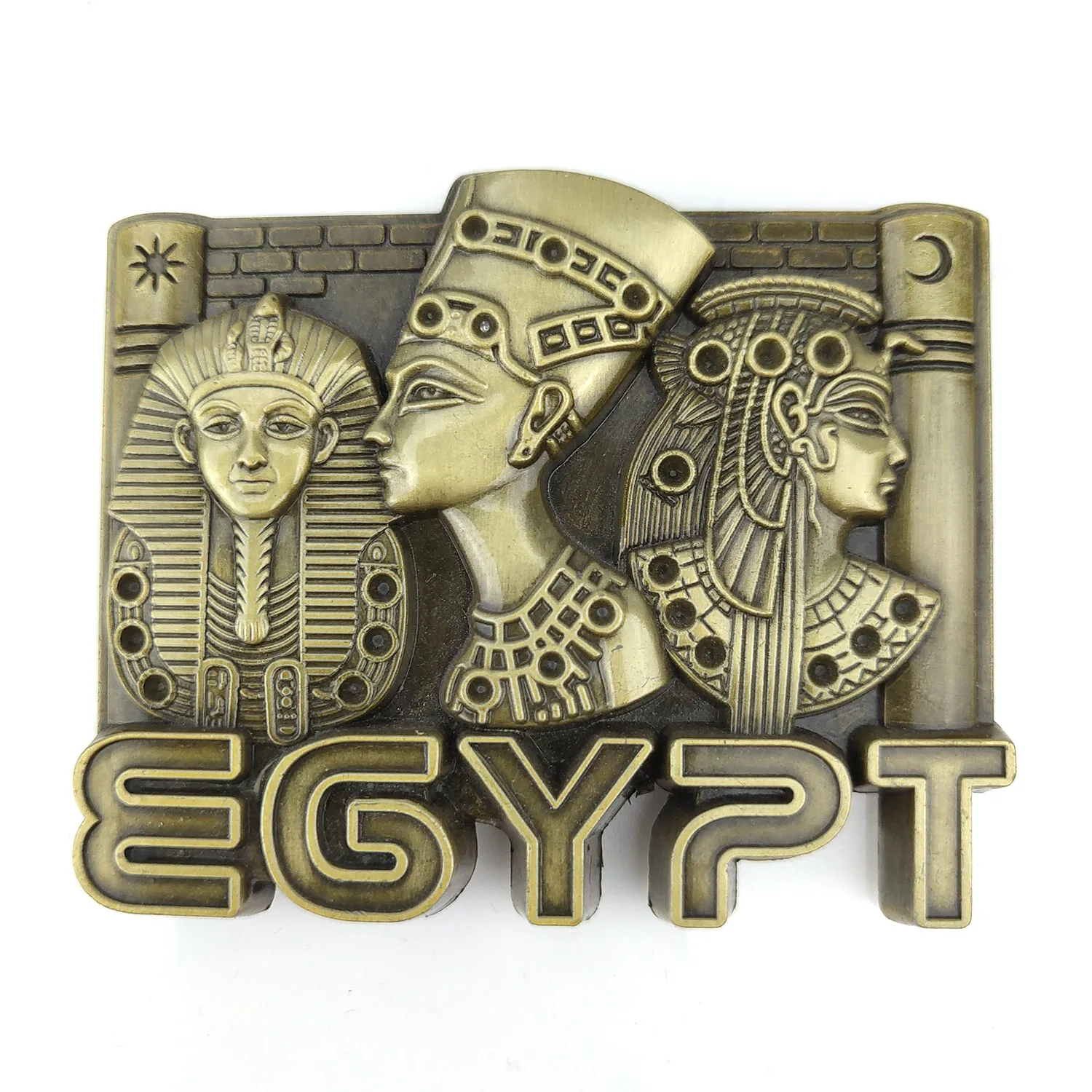 Design Logo Custom Wholesale Egypt Fridge Magnet Egypt Souvenir Metal Fridge Magnets