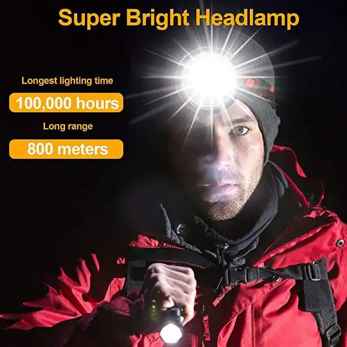 Lithium Electric Headlamp Farm Pick Multi-purpose Headlamp Market Led Strong Light Charging Waterproof Headlamp