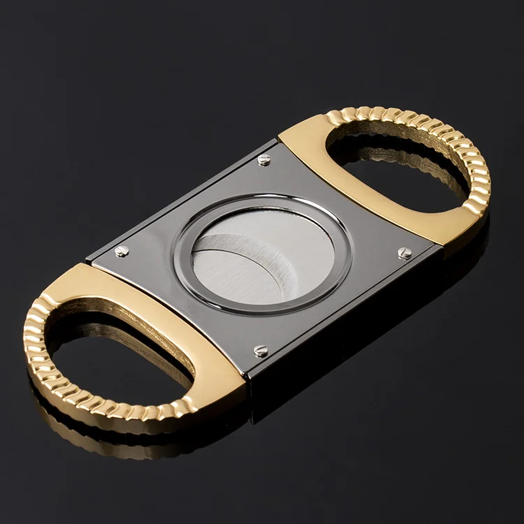 64 ring  Classic Style Stainless steel cigar scissors cigar accessories metal cigar cutter CM-049