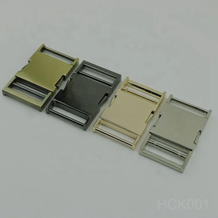 Factory supply bag accessories 32mm 1.25inch good quality zinc alloy side release buckle for luggage bags