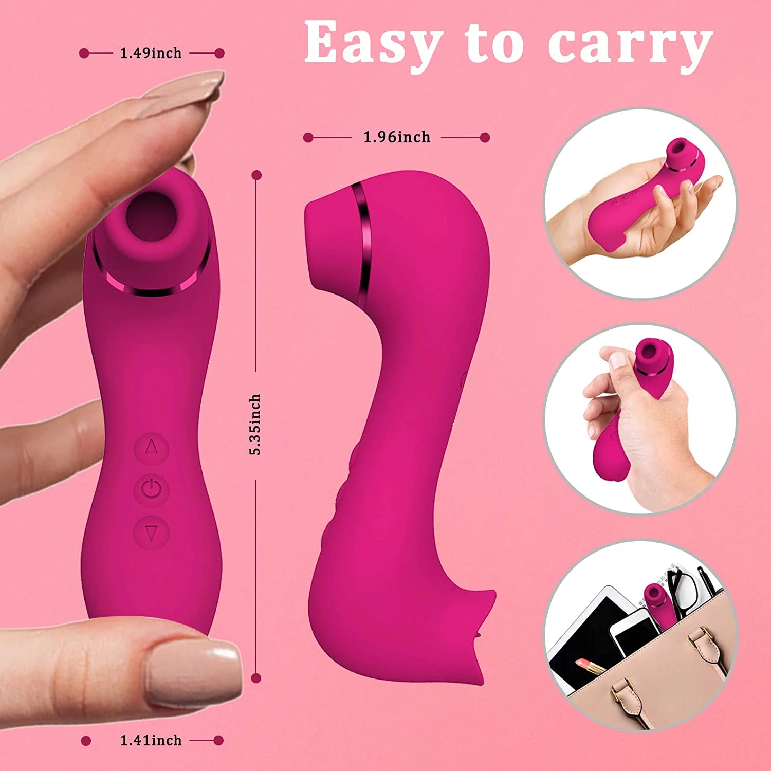 Wholesale 2 in 1 Clitoral Sucking Vibrator Tongue Licking Toys Nipple Clitoris Vagina Stimulator Girl Woman Pleasure Adult Toys